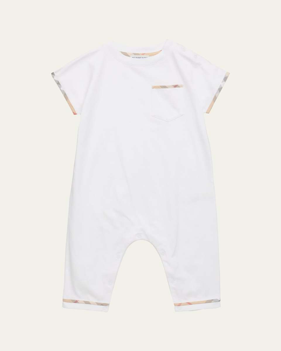 Boy's Jensen Cotton Jersey Playsuit, Size Newborn-18